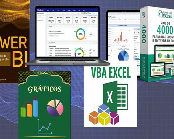 Todos os arquivo (VBA, Planilhas, Gráficos, Power BI e Dashboard)