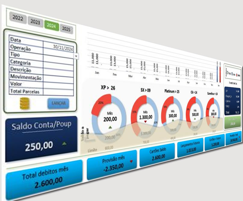 Controle Financeiro versão 2.5