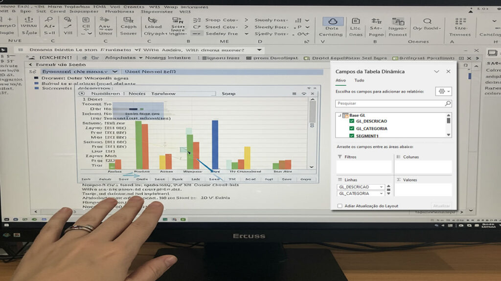 Menu de Seleção de Dados da Tabela Dinâmica sumiu, e agora?