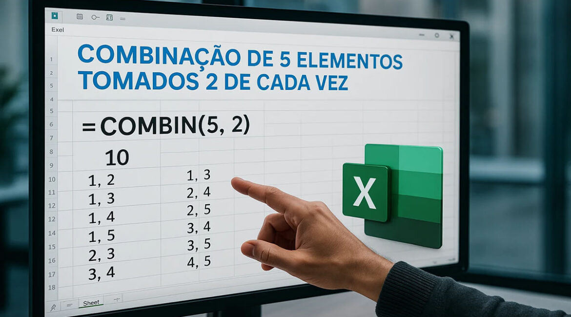 Função COMBIN no Excel