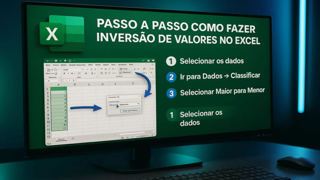 Como Fazer Inversão de Valores no Excel