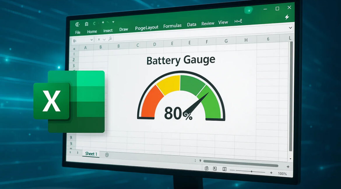 Como Criar um Gráfico Medidor de Bateria no Excel