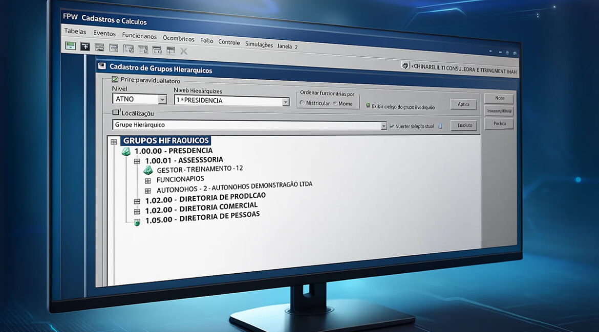 Como Usar o Cadastro de Grupo Hierárquico no FPw