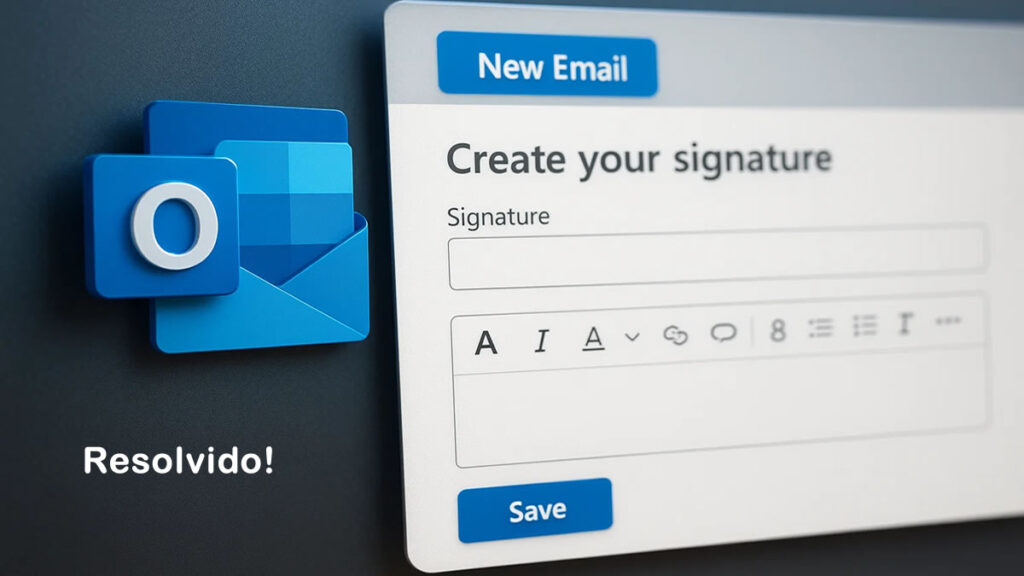 Botão “Assinatura” do Outlook Não Funciona?
