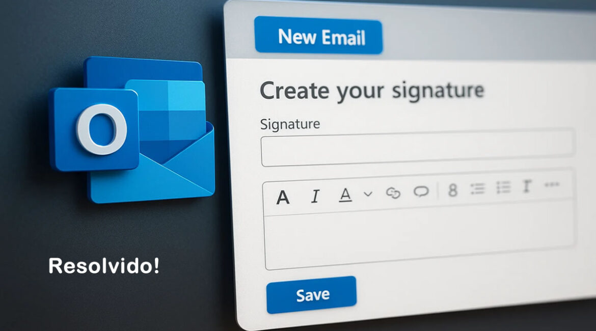 Botão “Assinatura” do Outlook Não Funciona?
