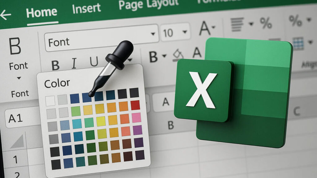 Como ter o Conta-Gotas no Excel para Capturar Cores Distintas