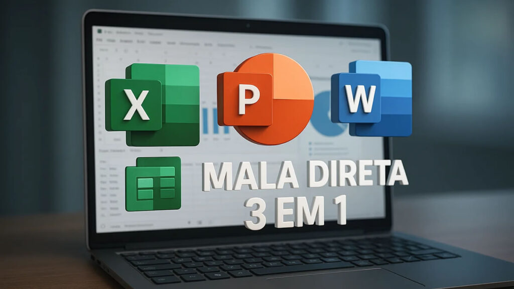 Como Criar uma Mala Direta 3 em 1 com Excel, PowerPoint e Word