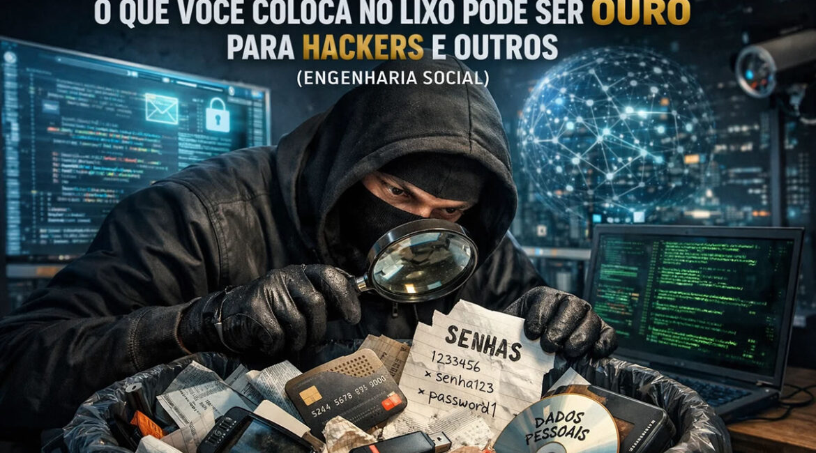 O que você joga no lixo pode ser OURO para hackers e golpistas