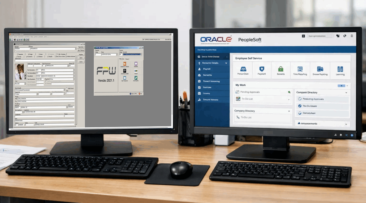 Comparando FPw (LG Informática) e PeopleSoft (Oracle)