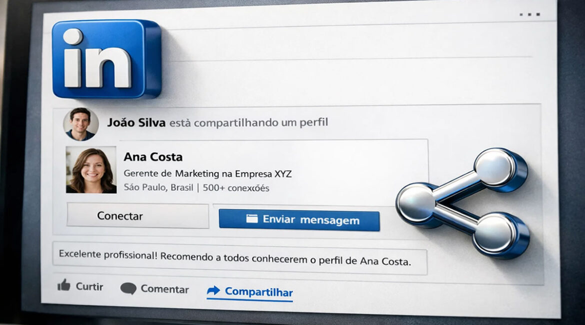 LinkedIn: Como Compartilhar o Perfil de Terceiros de Forma Correta e Estratégica