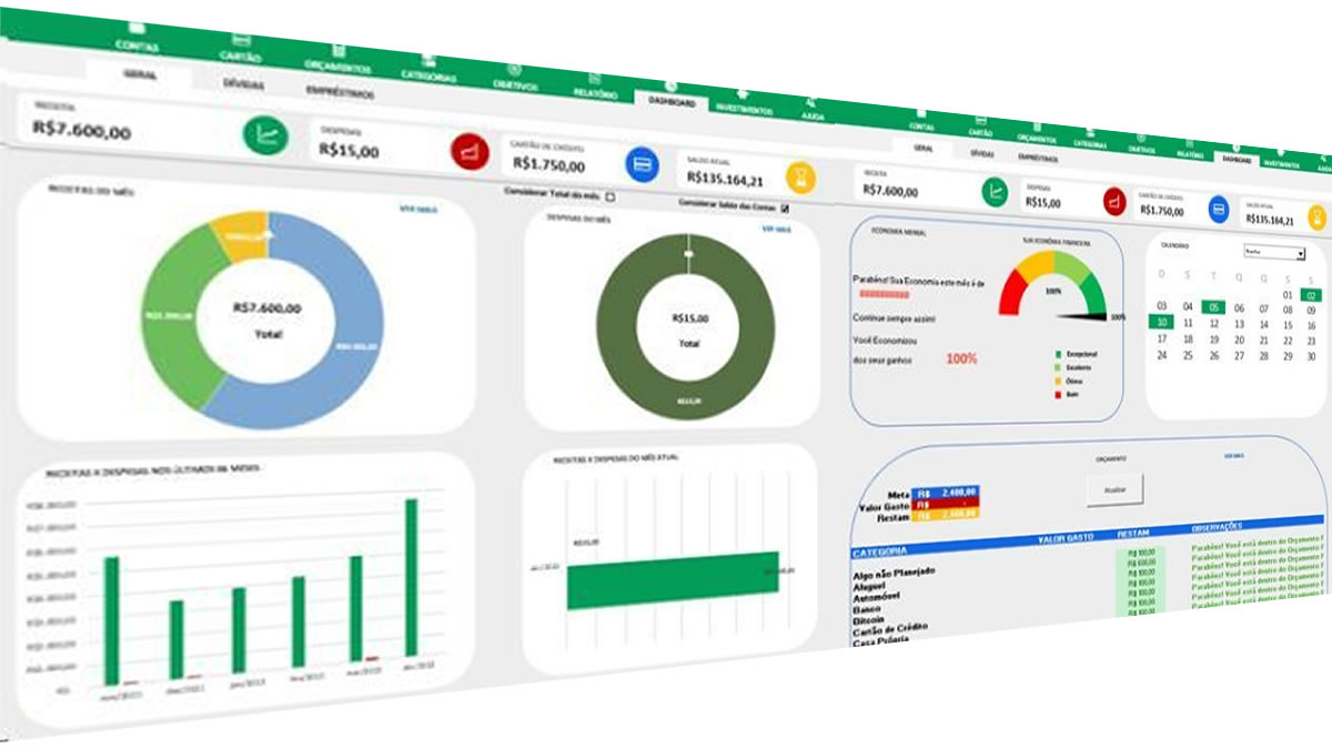 Planilhas | Controle Financeiro 2.6